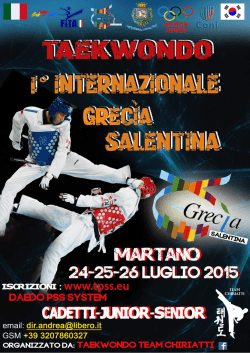 I&deg; Internazionale Grecia Salentina