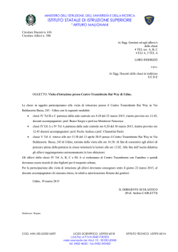 ISTITUTO STATALE DI ISTRUZIONE SUPERIORE