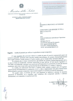 nota n. 0006594 -16/03/15 DGSAF