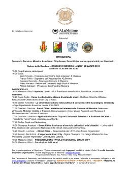 brochure - Ordine degli Ingegneri della Provincia di Messina