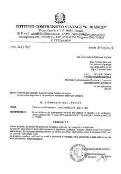 Elezioni del Consiglio Superiore P.I.. Acquisizione degli elenchi del