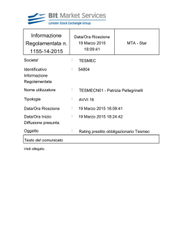 Informazione Regolamentata n. 1155-14-2015