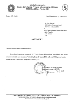Istituto Comprensivo Scuola dell`Infanzia, Primaria e Secondaria di I