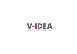 CREATIVE VIDEO BROCHURE - V-IDEA