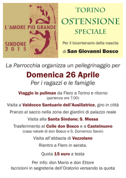 Domenica 26 Aprile - Parrocchia di Flero
