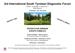 Evento - South-Tyrolean-Diagnostic