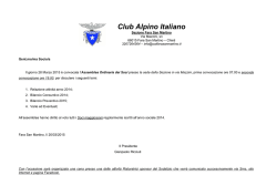 Home Page - CAI - Club Alpino Italiano