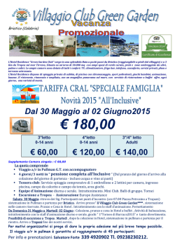 GREEN GARDEN CLUB*** Briatico (Calabria)