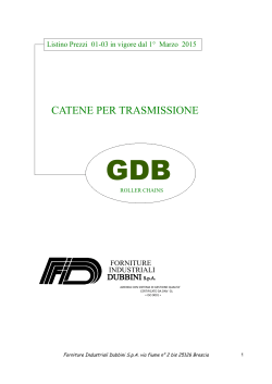 catena marca gdb - Forniture Industriali Dubbini Spa