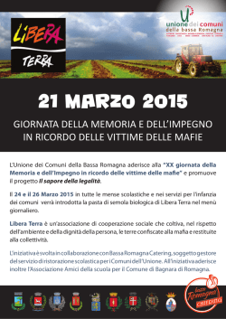 GIORNATA DELLA MEMORIA E DELL`IMPEGNO IN RICORDO