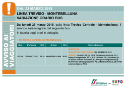 BOZZA Linea Treviso - Montebelluna Bus VE 146 dal 23