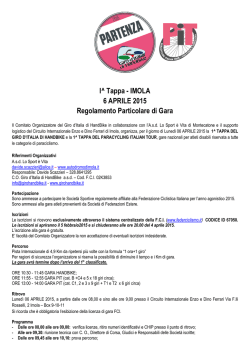 Regolamento - Giro d`Italia di Handbike