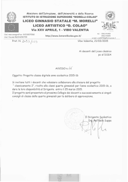 avviso n.46.pdf - IIS Morelli-Colao