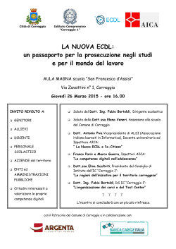 ECDL 26 marzo 2015 - Istituto Comprensivo di Luzzara