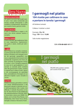 I germogli nel piatto
