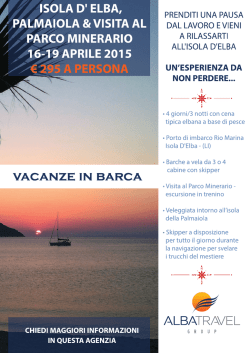 1 mm D` ELBA, - Alisei Viaggi