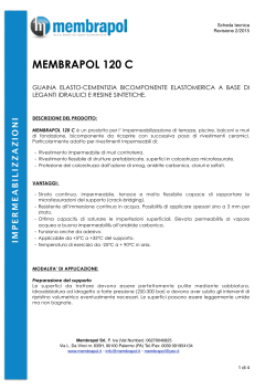 Scheda tecnica MEMBRAPOL 120 C