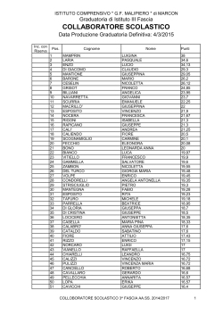 graduatoria 3^ fascia personale ATA aa.ss. 2014-2017