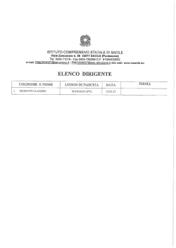 elenco nominativo personale