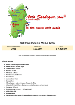 Fiat Bravo Dynamic Mjt 1,9 120cv 2008 110.000 &euro; 7.300,00