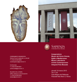 Inaugurazione Museo del Vicino Oriente, Egitto e