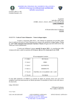 ISTITUTO STATALE DI ISTRUZIONE SUPERIORE