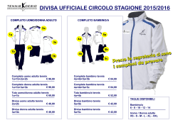 divisa ufficiale circolo stagione 2015/2016