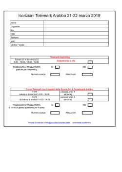 format iscrizione