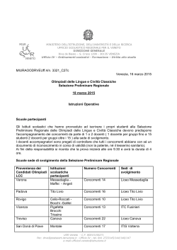 Istruzioni operative pdf - Ufficio Scolastico Regionale per il Veneto