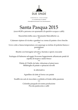 Pasqua 2015