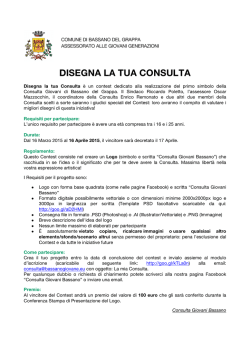 DISEGNA LA TUA CONSULTA