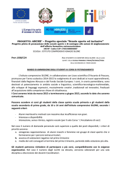 Bando di reclutamento allievi SILONE.pdf