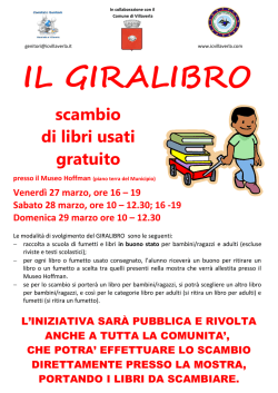 IL GIRALIBRO - Comune di Villaverla