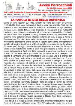 Domenica 15 marzo - Unit&agrave; Pastorale | di Lacchiarella e Casirate