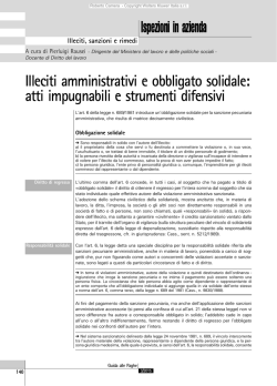 continua la lettura - Dottrina Per il Lavoro