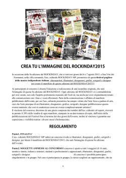 CREA TU L`IMMAGINE DEL ROCKINDAY2015