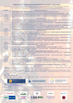 programma allegato - Ordine degli Avvocati di Bari