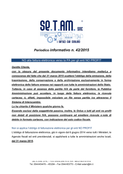 informativa 42/2015 - SE.T.AM. Contabilità Ravenna