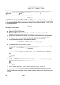 modulo iscrizione - I.P.S.I.A. "Giancarlo Vallauri"