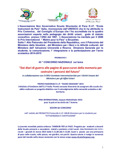 Scuola Strumento di Pace