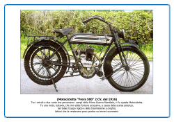 (Motocicletta “Frera 500” 2 CV, del 1916)