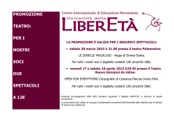 In questo allegato - Universit&agrave; delle LiberEt&agrave;