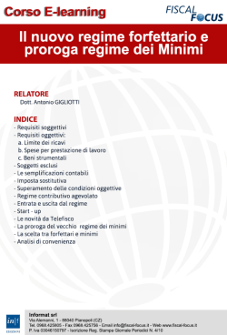 Programma Differita Nuovo regime forfettario e