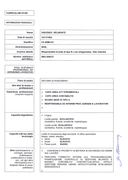 CV - Inail