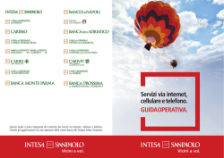 Guida ai Servizi &ndash; Edizione dicembre 2014