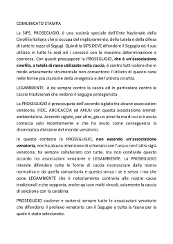 Comunicato in formato pdf - SIPS Società Italiana Prosegugio "Luigi