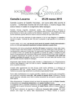 Camelie Locarno – 25-29 marzo 2015