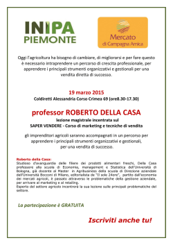 professor ROBERTO DELLA CASA