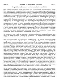 Italiano Avyakt Murli of 22/03/2015