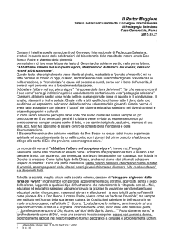 Il Rettor Maggiore - Don Bosco nel Mondo